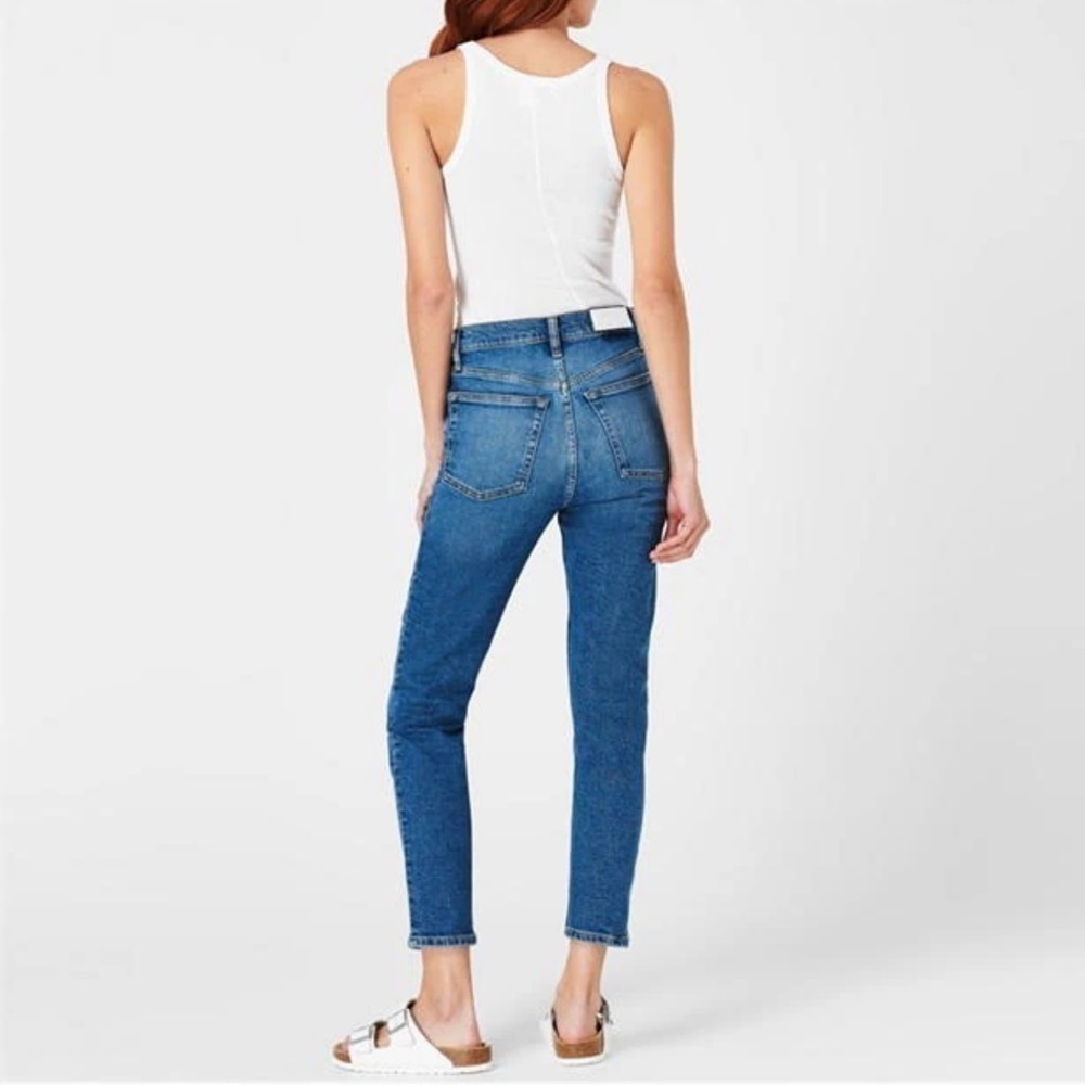 Re/Done 90’s High Rise Extra Crop Jeans - Picture 2 of 11